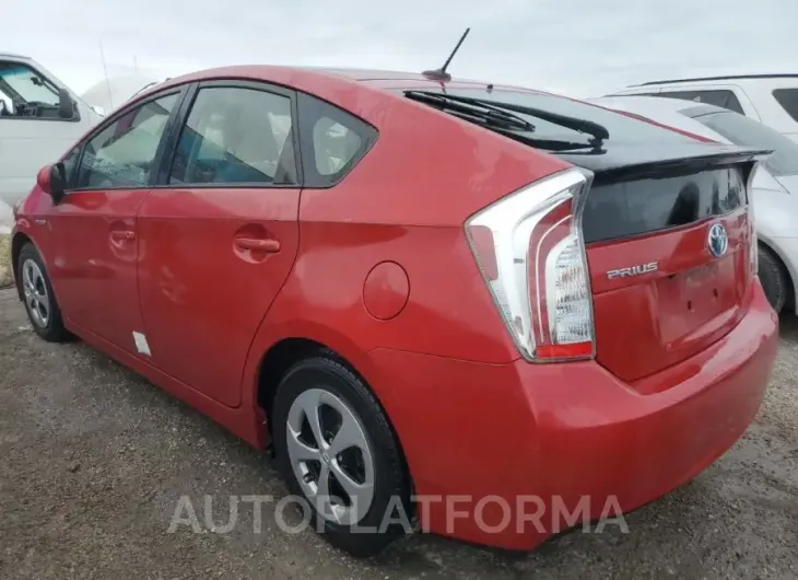 TOYOTA PRIUS 2015 vin JTDKN3DU6F0454111 from auto auction Copart