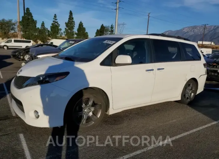 TOYOTA SIENNA SPO 2015 vin 5TDXK3DC4FS683888 from auto auction Copart