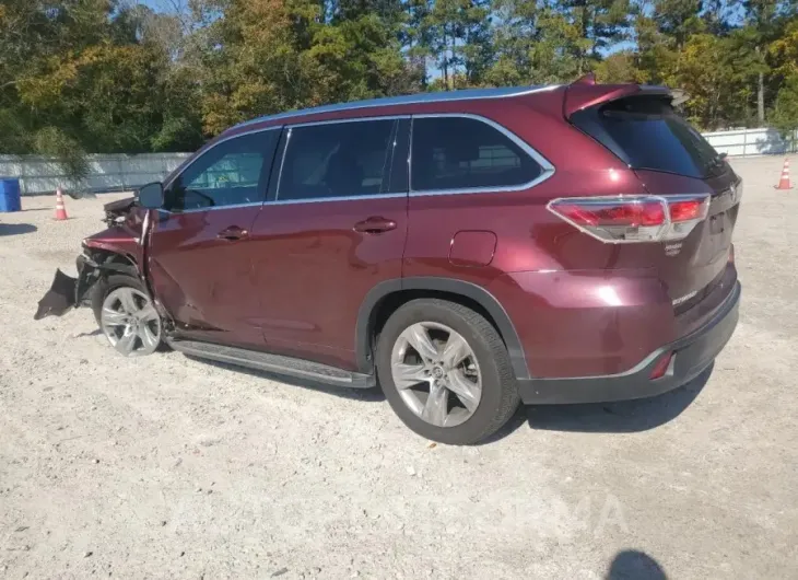 TOYOTA HIGHLANDER 2016 vin 5TDYKRFH5GS169548 from auto auction Copart