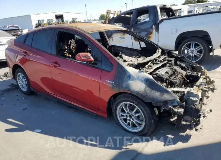 TOYOTA PRIUS 2018 vin JTDKBRFU4J3597543 from auto auction Copart