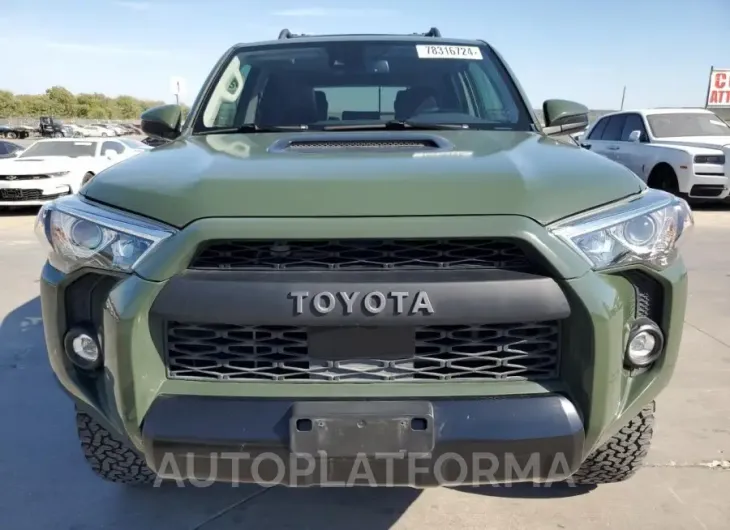 TOYOTA 4RUNNER SR 2020 vin JTEBU5JR7L5782744 from auto auction Copart