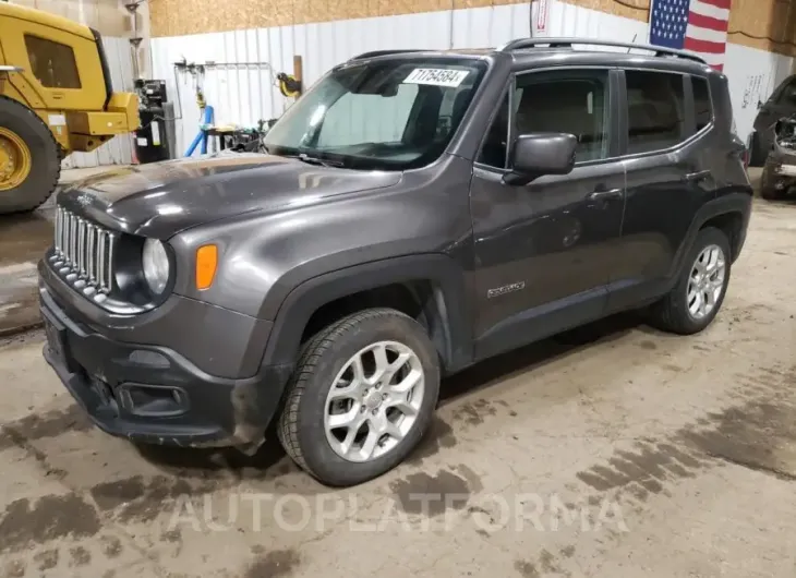 JEEP RENEGADE L 2017 vin ZACCJBBB7HPF61144 from auto auction Copart