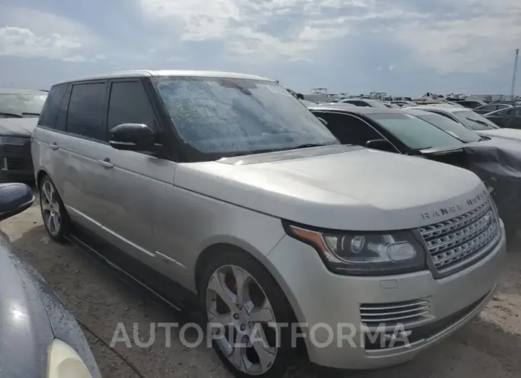 LAND ROVER RANGE ROVE 2016 vin SALGV3EF6GA272015 from auto auction Copart