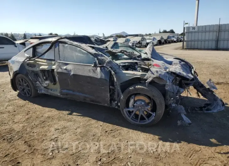 TESLA MODEL 3 2022 vin 5YJ3E1EB7NF205712 from auto auction Copart