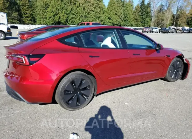 TESLA MODEL 3 2024 vin 5YJ3E1EBXRF810829 from auto auction Copart