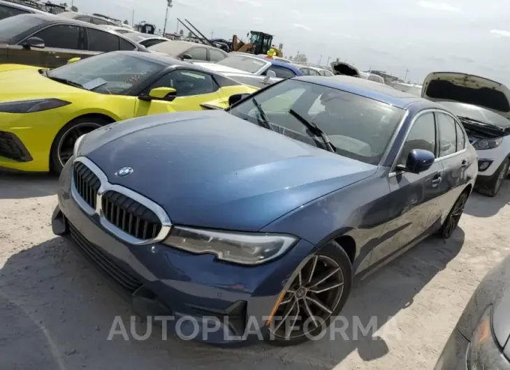 BMW 330I 2021 vin 3MW5R1J03M8C09046 from auto auction Copart