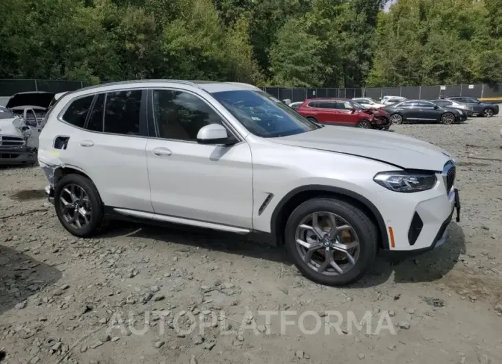 BMW X3 XDRIVE3 2024 vin 5UX53DP09R9W94608 from auto auction Copart