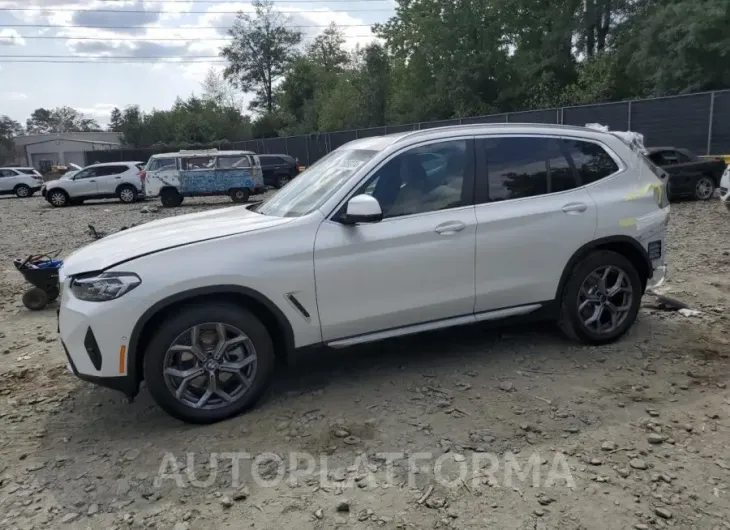 BMW X3 XDRIVE3 2024 vin 5UX53DP09R9W94608 from auto auction Copart