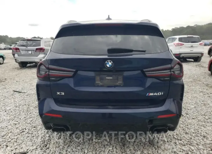 BMW X3 M40I 2022 vin 5UX83DP04N9K21562 from auto auction Copart