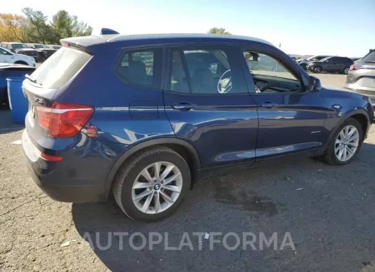 BMW X3 XDRIVE2 2016 vin 5UXWX9C52G0D68404 from auto auction Copart