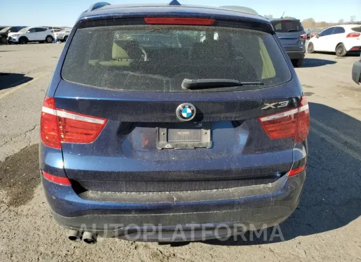 BMW X3 XDRIVE2 2016 vin 5UXWX9C52G0D68404 from auto auction Copart