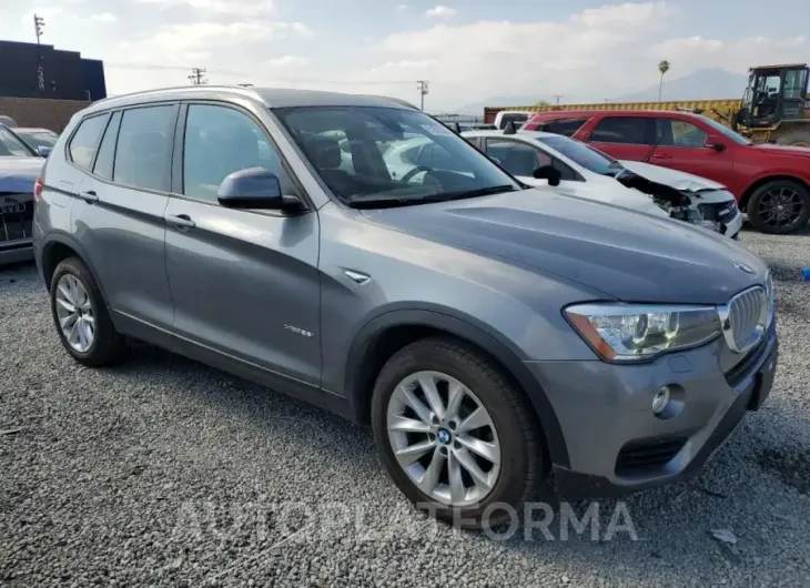 BMW X3 XDRIVE2 2016 vin 5UXWX9C52G0D81850 from auto auction Copart