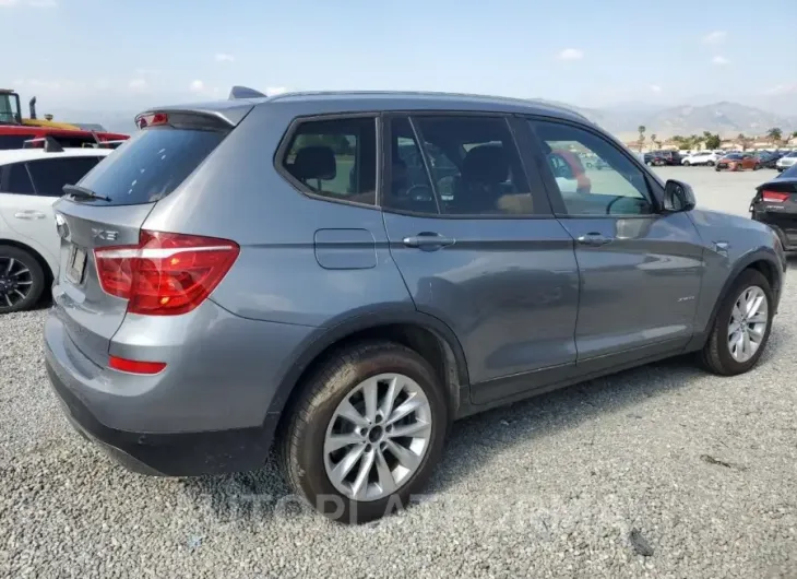 BMW X3 XDRIVE2 2016 vin 5UXWX9C52G0D81850 from auto auction Copart