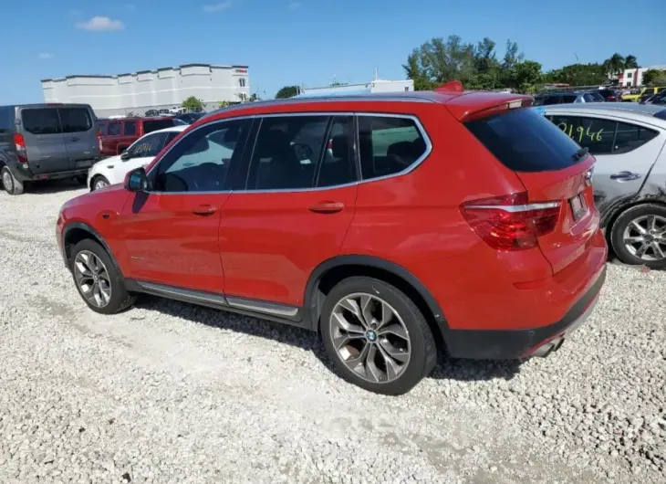 BMW X3 XDRIVE2 2016 vin 5UXWX9C58G0D63708 from auto auction Copart