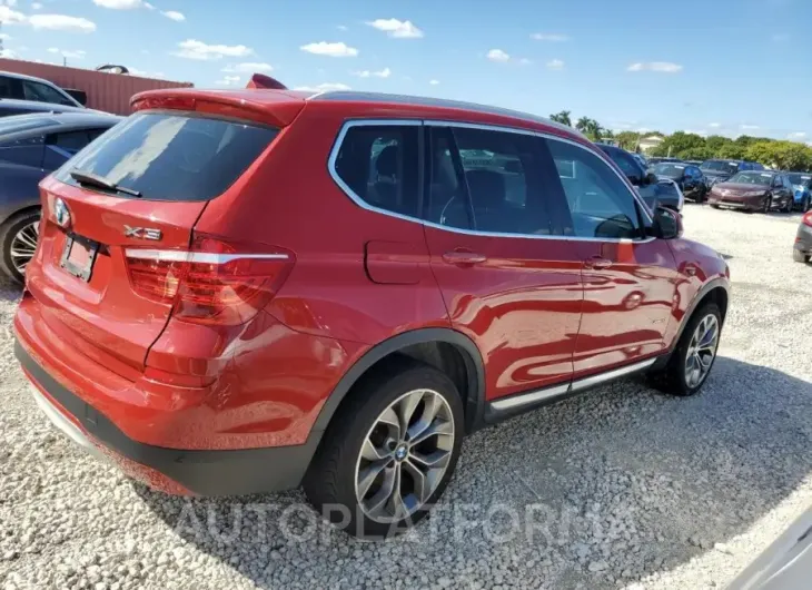 BMW X3 XDRIVE2 2016 vin 5UXWX9C58G0D63708 from auto auction Copart