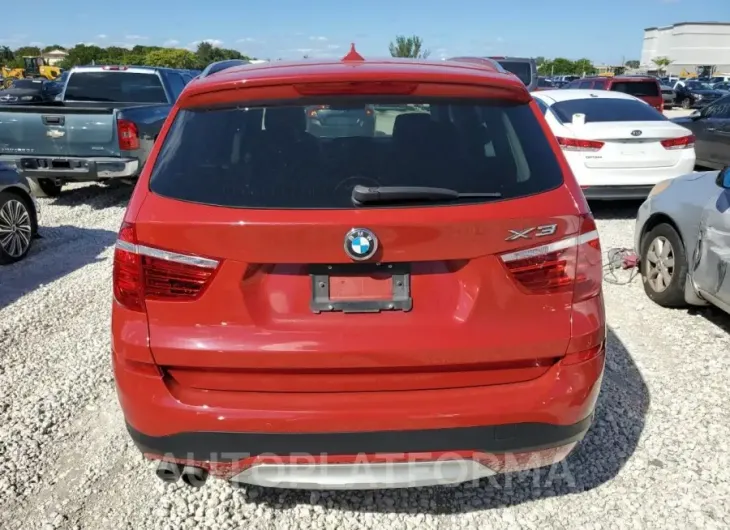 BMW X3 XDRIVE2 2016 vin 5UXWX9C58G0D63708 from auto auction Copart