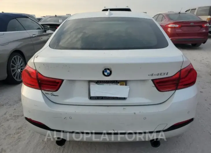 BMW 440I GRAN 2018 vin WBA4J5C54JBF06195 from auto auction Copart