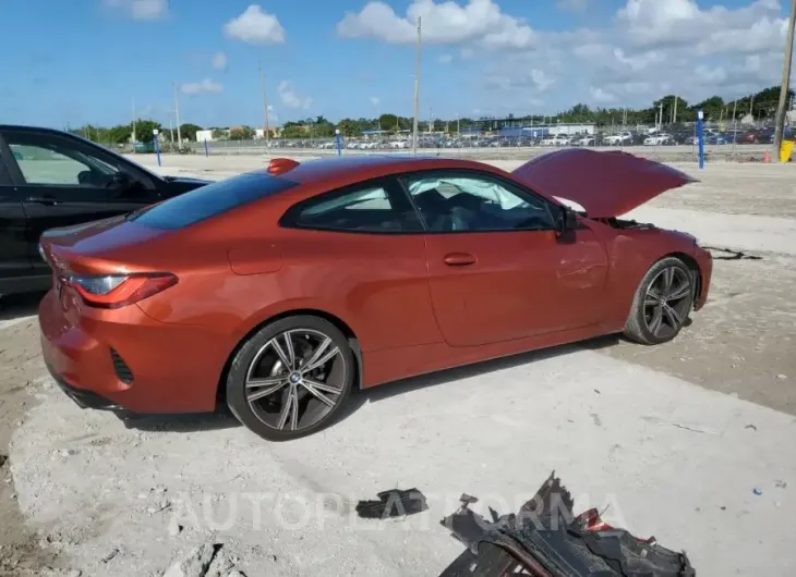 BMW 430I 2021 vin WBA53AP07MCG08045 from auto auction Copart