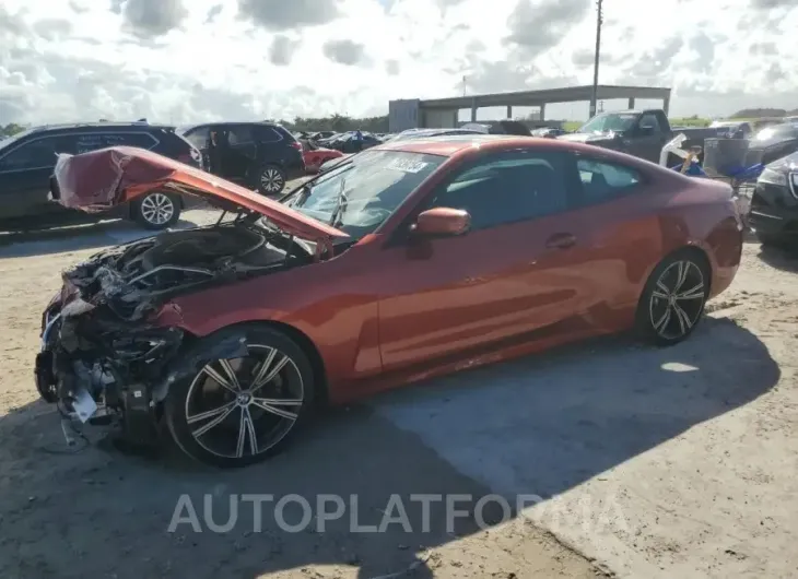 BMW 430I 2021 vin WBA53AP07MCG08045 from auto auction Copart