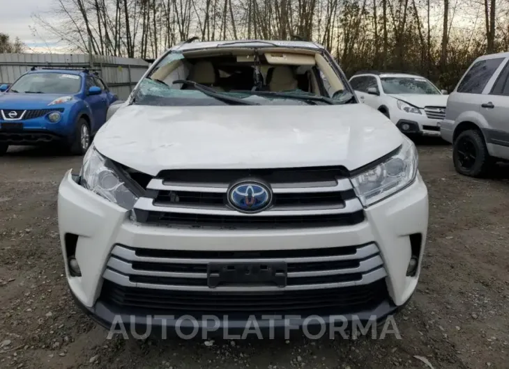 TOYOTA HIGHLANDER 2019 vin 5TDJGRFH4KS076306 from auto auction Copart