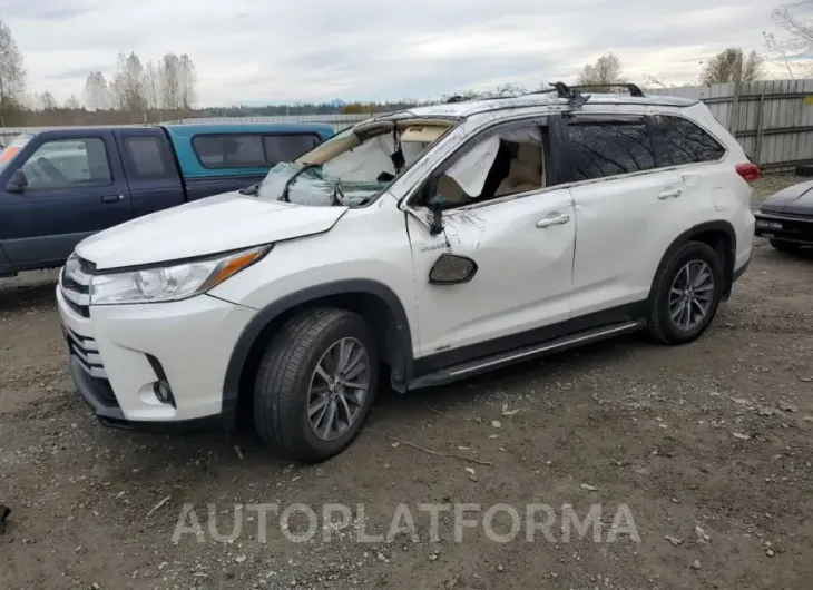 TOYOTA HIGHLANDER 2019 vin 5TDJGRFH4KS076306 from auto auction Copart