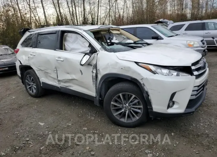 TOYOTA HIGHLANDER 2019 vin 5TDJGRFH4KS076306 from auto auction Copart