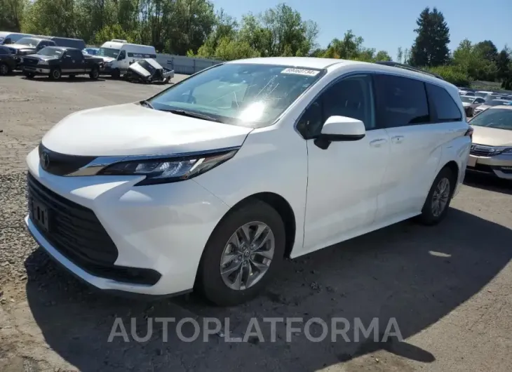 TOYOTA SIENNA LE 2023 vin 5TDKSKFC9PS103733 from auto auction Copart