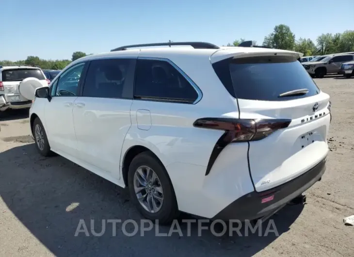 TOYOTA SIENNA LE 2023 vin 5TDKSKFC9PS103733 from auto auction Copart