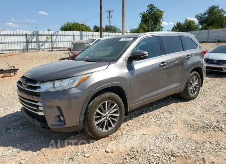 TOYOTA HIGHLANDER 2018 vin 5TDKZRFH4JS539493 from auto auction Copart