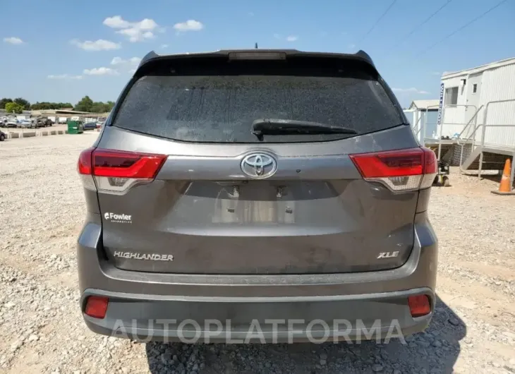 TOYOTA HIGHLANDER 2018 vin 5TDKZRFH4JS539493 from auto auction Copart