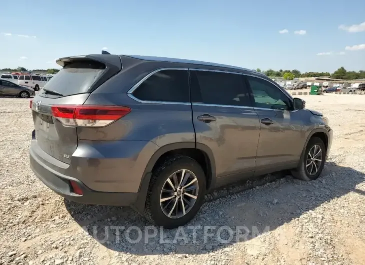 TOYOTA HIGHLANDER 2018 vin 5TDKZRFH4JS539493 from auto auction Copart