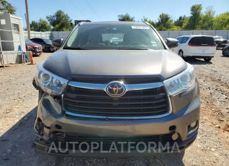 TOYOTA HIGHLANDER 2015 vin 5TDYKRFH5FS061347 from auto auction Copart