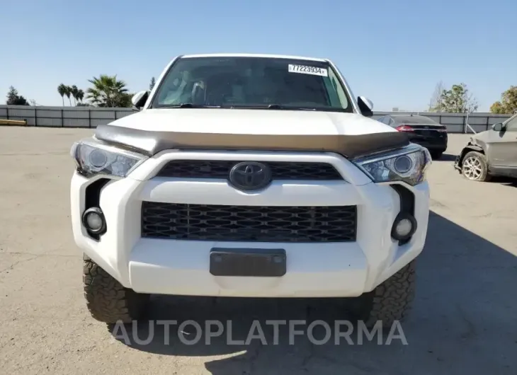 TOYOTA 4RUNNER SR 2016 vin JTEBU5JR6G5385418 from auto auction Copart