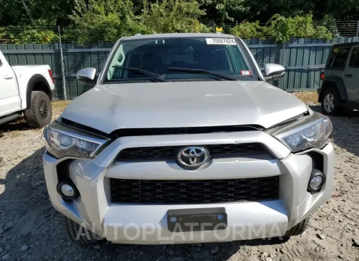 TOYOTA 4RUNNER SR 2016 vin JTEBU5JR9G5321616 from auto auction Copart