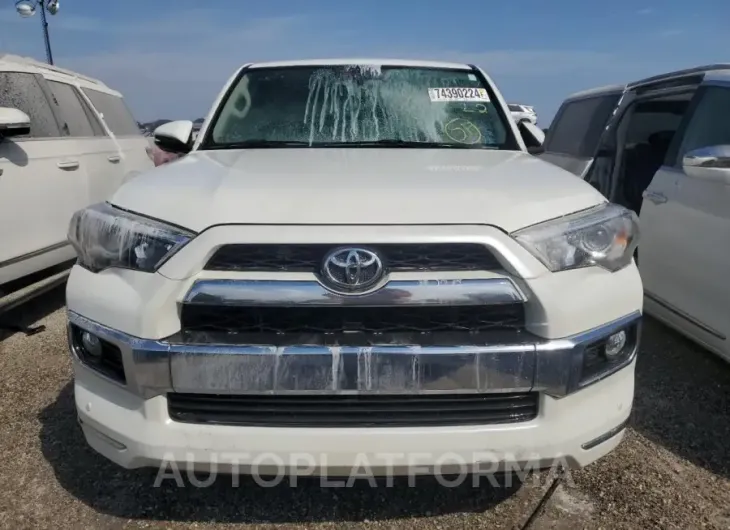 TOYOTA 4RUNNER SR 2017 vin JTEZU5JR5H5160665 from auto auction Copart