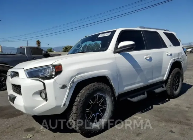 TOYOTA 4RUNNER SR 2018 vin JTEZU5JRXJ5186605 from auto auction Copart