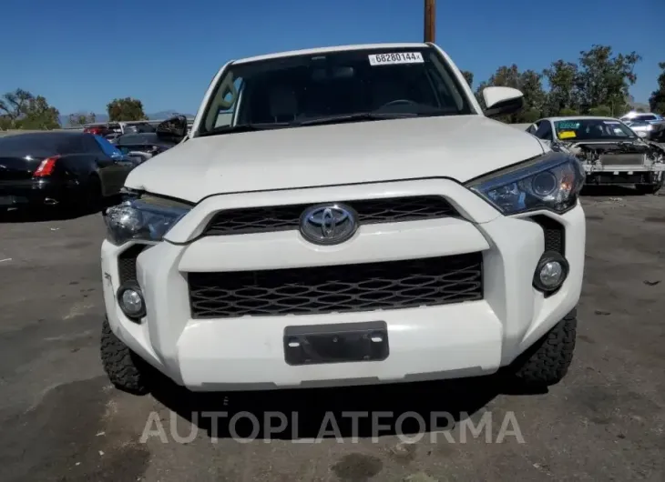 TOYOTA 4RUNNER SR 2018 vin JTEZU5JRXJ5186605 from auto auction Copart