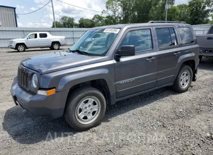 JEEP PATRIOT SP 2016 vin 1C4NJRBB1GD668513 from auto auction Copart