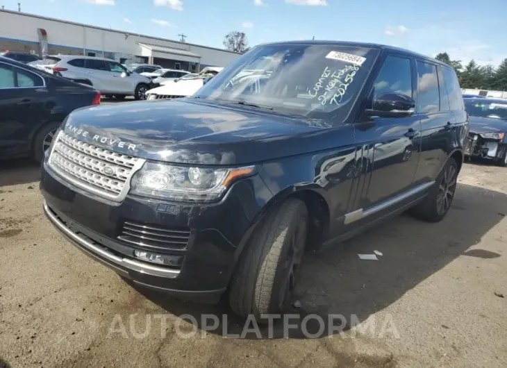 LAND ROVER RANGE ROVE 2017 vin SALGS2FE0HA325611 from auto auction Copart