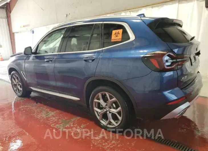 BMW X3 XDRIVE3 2024 vin 5UX53DP00R9U54735 from auto auction Copart