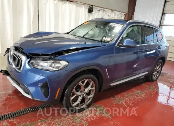 BMW X3 XDRIVE3 2024 vin 5UX53DP00R9U54735 from auto auction Copart