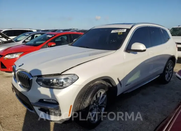 BMW X3 XDRIVE3 2018 vin 5UXTR9C57JLC73579 from auto auction Copart