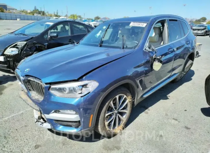 BMW X3 XDRIVE3 2019 vin 5UXTR9C59KLP95564 from auto auction Copart