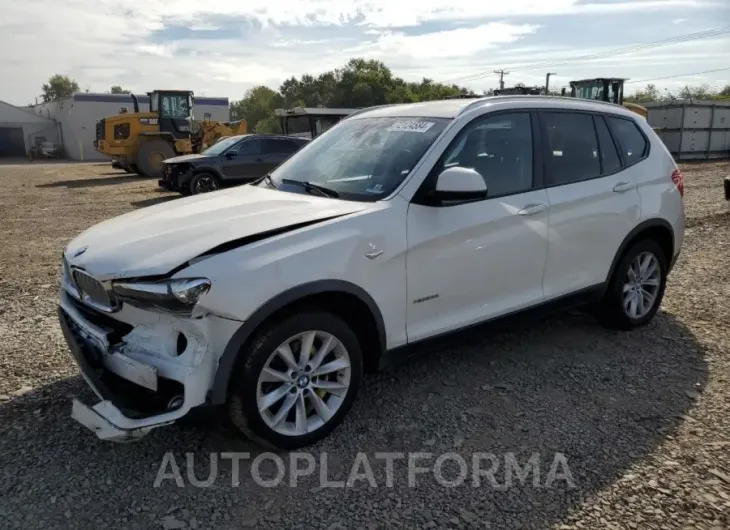 BMW X3 XDRIVE2 2017 vin 5UXWX9C38H0T23643 from auto auction Copart