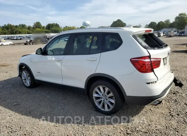 BMW X3 XDRIVE2 2017 vin 5UXWX9C38H0T23643 from auto auction Copart