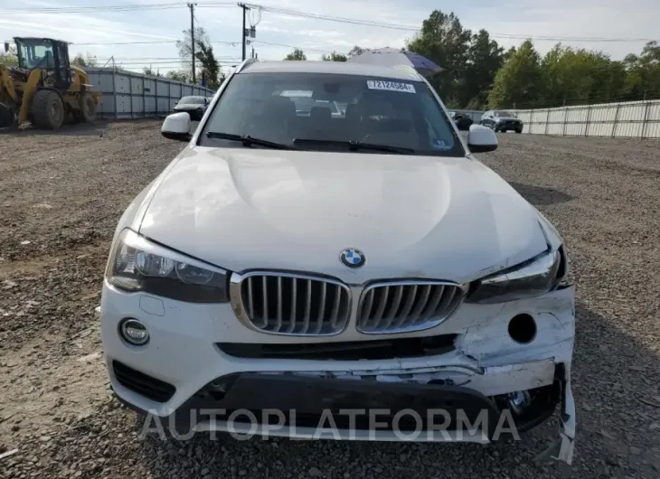 BMW X3 XDRIVE2 2017 vin 5UXWX9C38H0T23643 from auto auction Copart