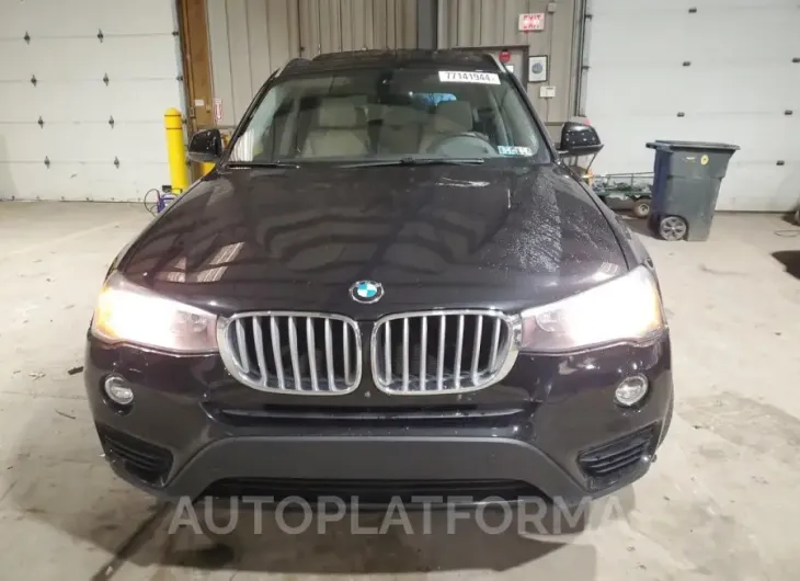 BMW X3 XDRIVE2 2017 vin 5UXWX9C54H0T14875 from auto auction Copart