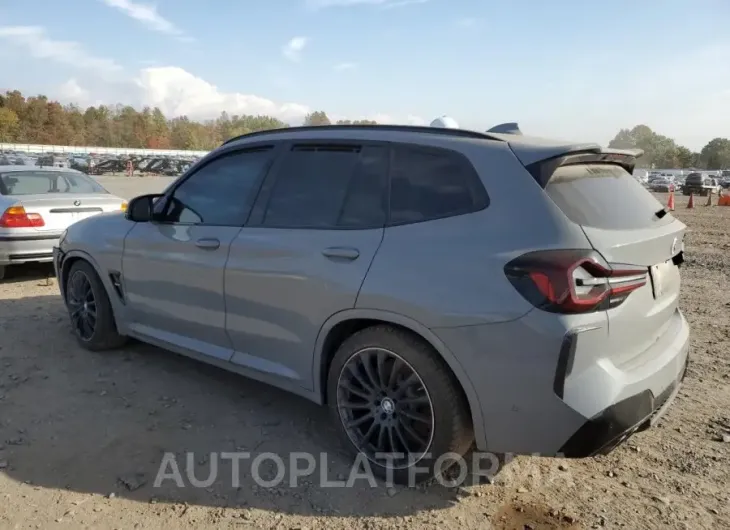 BMW X3 M 2022 vin 5YM13EC06N9M29934 from auto auction Copart