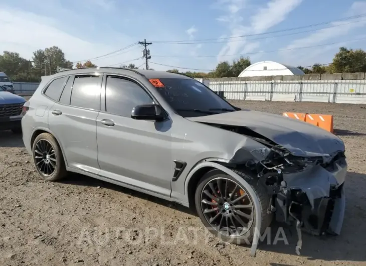 BMW X3 M 2022 vin 5YM13EC06N9M29934 from auto auction Copart