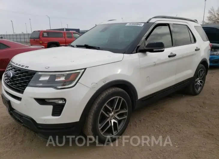 FORD EXPLORER S 2018 vin 1FM5K8GT4JGB37719 from auto auction Copart